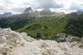 V pozad� v� M. Averau a kupa El Coolo