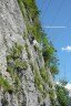 Laserer Alpin Klettersteig - lanov� most